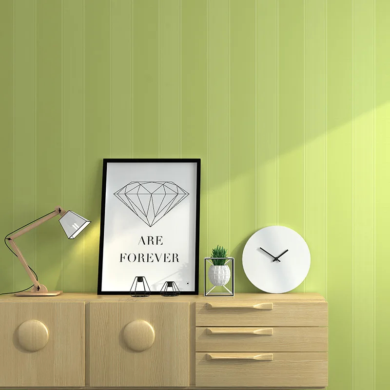 

Bedroom Peint Modern Papier Wall Papers Home Decor Green Stripe Wallpaper For Living Room Bedroom Walls Wall Cover Mural