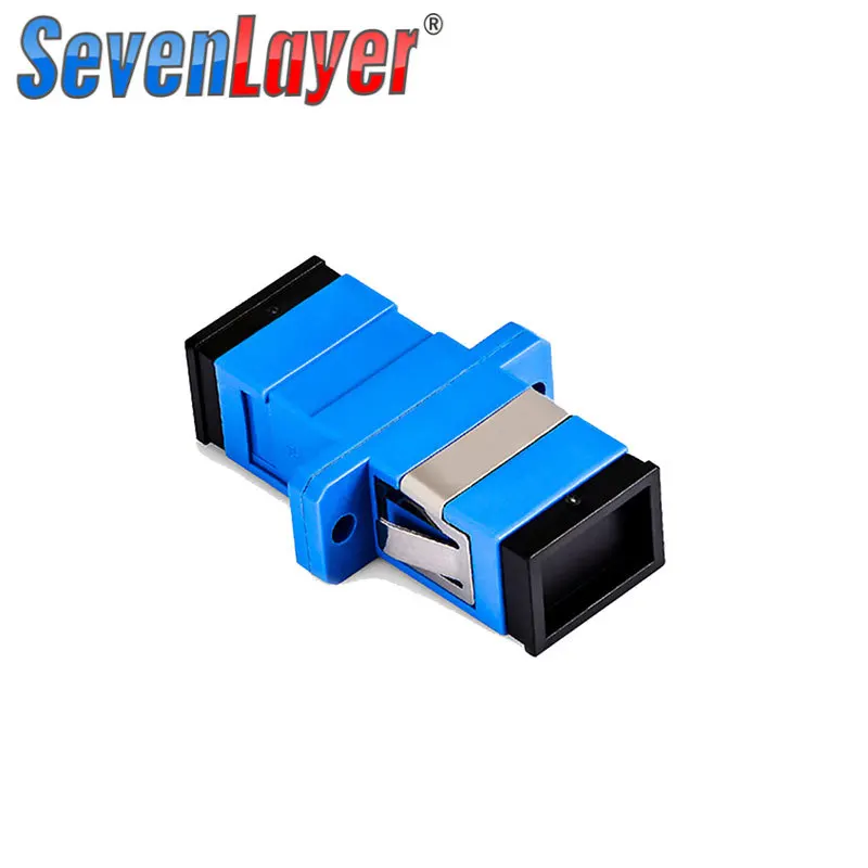 50pcs Fiber Optic Connector Adapter SC/UPC SM Flange Singlemode Simplex ...
