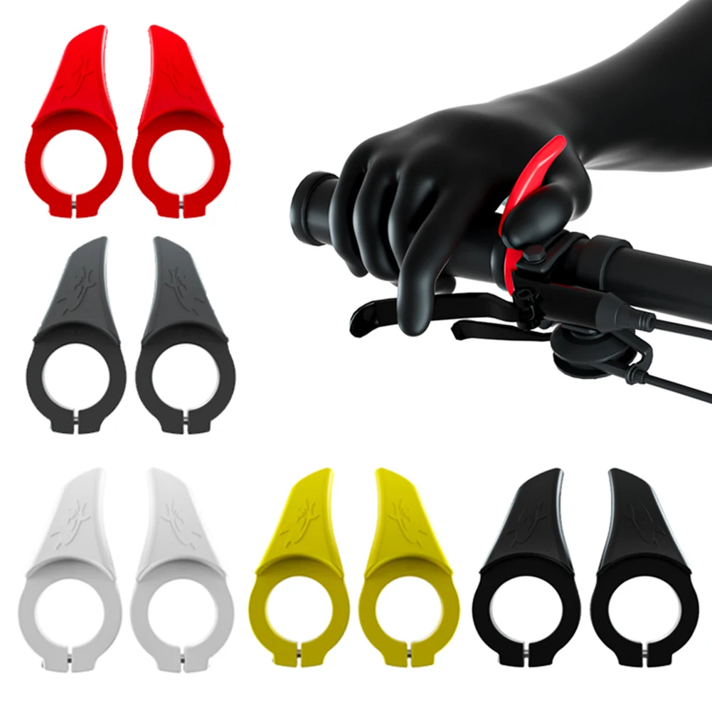 1 Pair Bicycle Handlebar End Grips 22.2mm Glass Fiber for Road Bikes MTBs Electric Scooter New Upgrade High Recommend | Спорт и