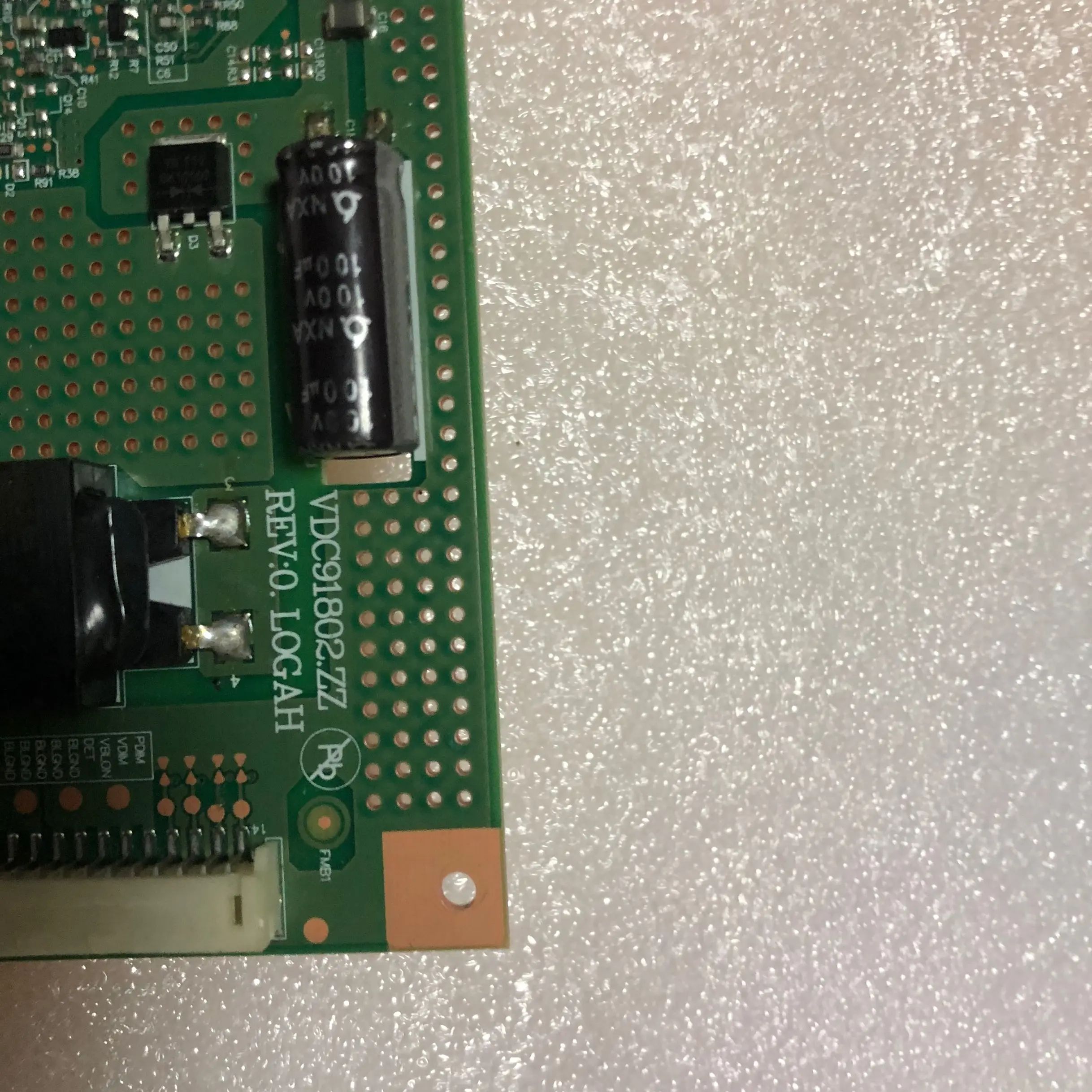 Тест для RSD-32LED VDC91802.ZZ REV: 0. L0GAH плата постоянного тока