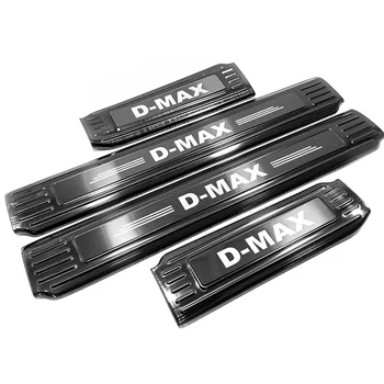 

For Isuzu D-MAX 2018 2019 2020 Stainless Interior Door Sill Scuff Plate Kick Guard Pedal Threshold Protector Trim Car Accessory