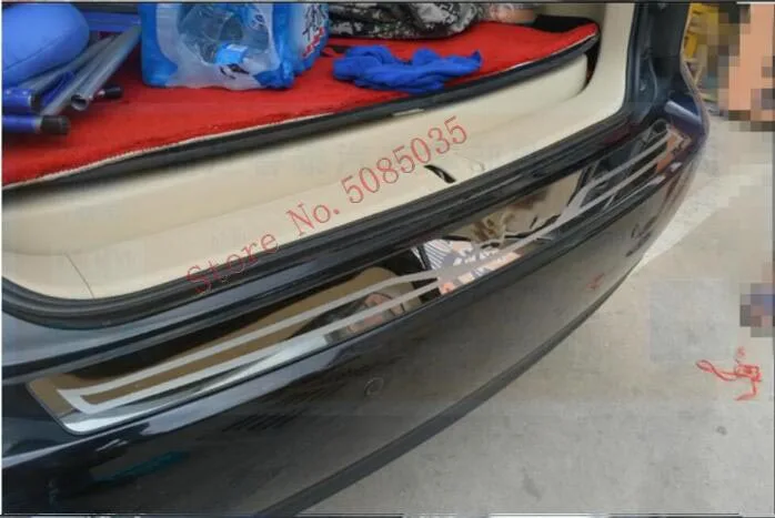 Для Lexus RX270/350/450 2009- матовый задний бампер задняя дверь из нержавеющей стали Накладка покрышка автомобиль Стайлинг модель