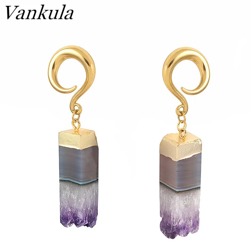 Vankula 316L ушные заглушки из нержавеющей стали туннели новые растяжки для тела