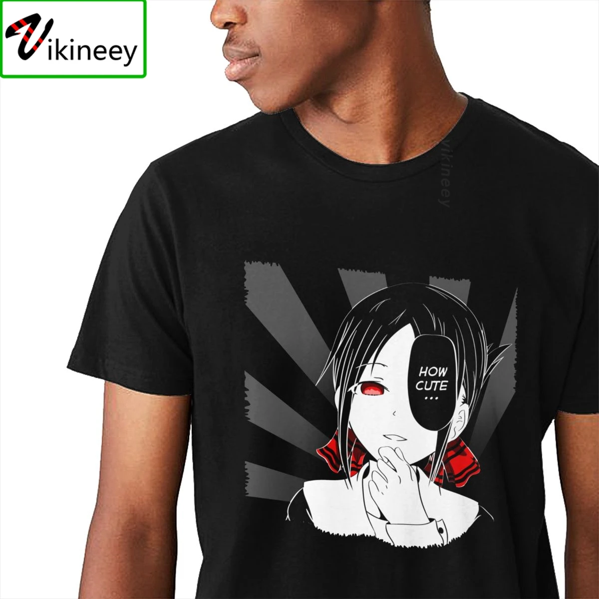 Как мило аниме Kaguya sama Love Is War Shinomiya Homme футболка для Camisas летняя крутая мужская