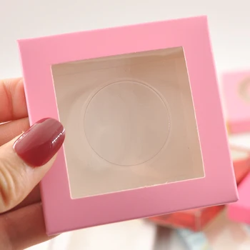 

Wholesale Paper Eyelash Box Lash Boxes Packaging Custom Logo Private Label Faux Cils 3d Mink Eyelashes Package Paper Square Case