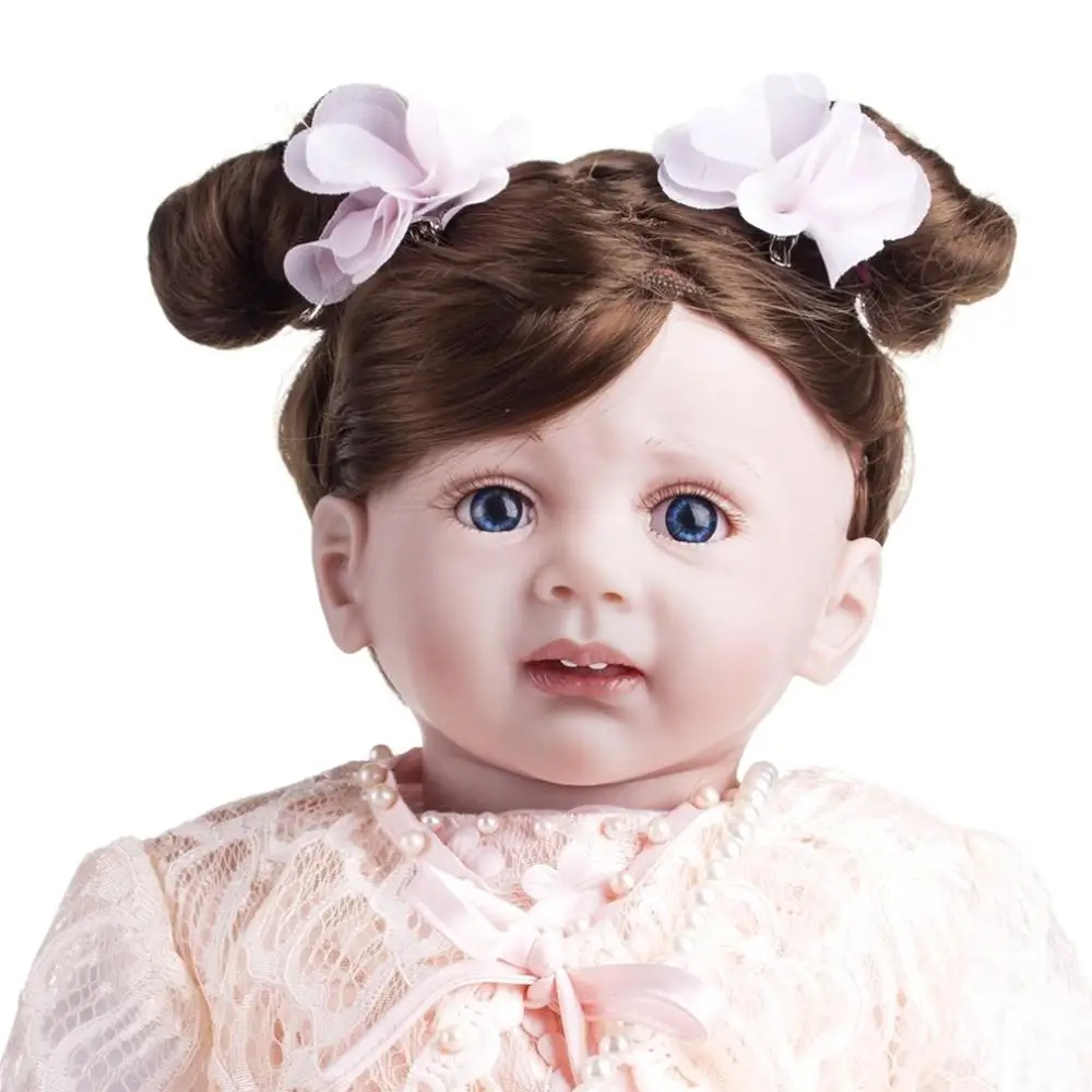 Bm0155 Reborn Baby Doll силиконовая виниловая Реалистичная кукла для девочек 55 см Реалистичная принцесса детская игрушка детский подарок на день рождения
