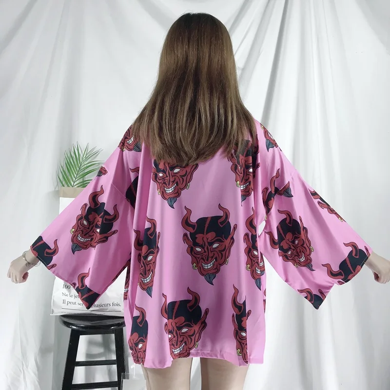 Womens tops and blouses 2020 harajuku kawaii shirt Japanese streetwear outfit kimono cardigan female yukata blouse women AZ004