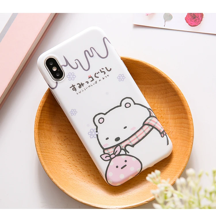 Милый чехол с животными для iphone 11 pro max, мягкий чехол для телефона, для iphone XSMAX, мультяшный, ipX/Xs, XR, матовый корпус, iP 7/8 plus+ ремешок