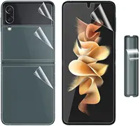 [1SET 5 pezzi] HD Full Cover esterno + schermo interno TPU pellicola morbida + Cover posteriore protezione dello schermo flessibile per Samsung Galaxy Z Flip 3 5G