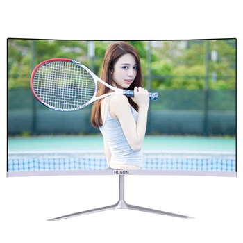 

HUGON 22 24 27 inch 1920*1080 IPS/LCD HD Curved screen Computer Gaming PC Monitor 23.8" 75Hz VGA-HDMI input