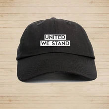 Соединенные Мы стоим на заказ шляпы регулируемые бейсболки модные аксессуары повседневные шляпы