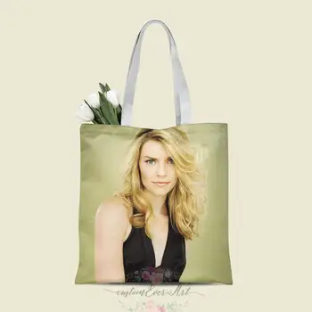 

Claire Danes tote bag custom canvas tote bags for women for teacher Birthday Bags Gift Bag personalized gifts