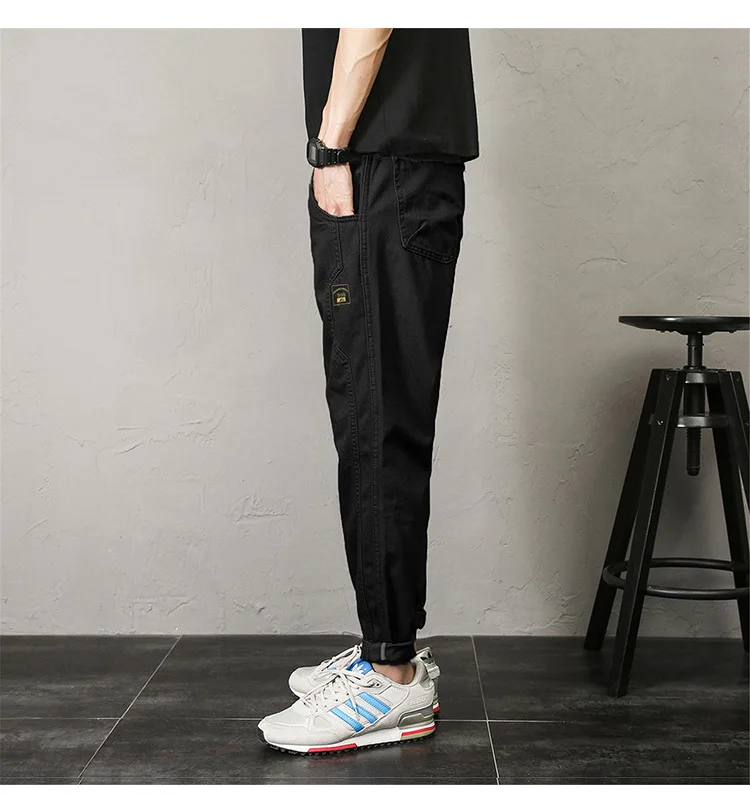 Men Pant Autumn Big Zise Loose Sweat Pants Men Mens Harem Pants Pantalones Haren Pantalon De Survetement Homme Student GG50ck051