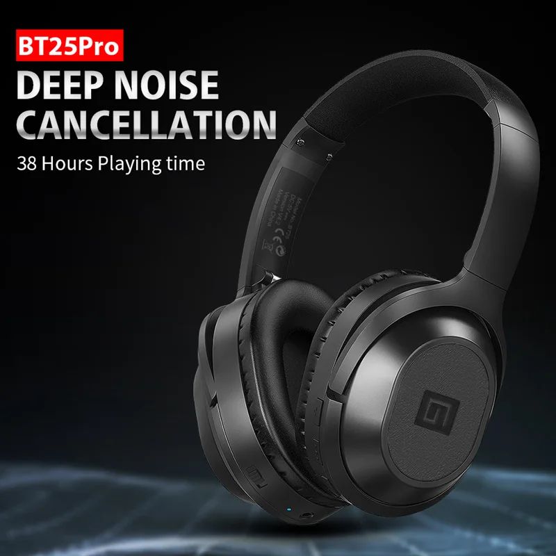 maagd vergroting Belangrijk nieuws Langsdom Bt25pro Active Noise Canceling Headphones Wireless Bluetooth 38  Hours Play Anc Gaming Headset For Pubg Overwatch - Earphones & Headphones -  AliExpress
