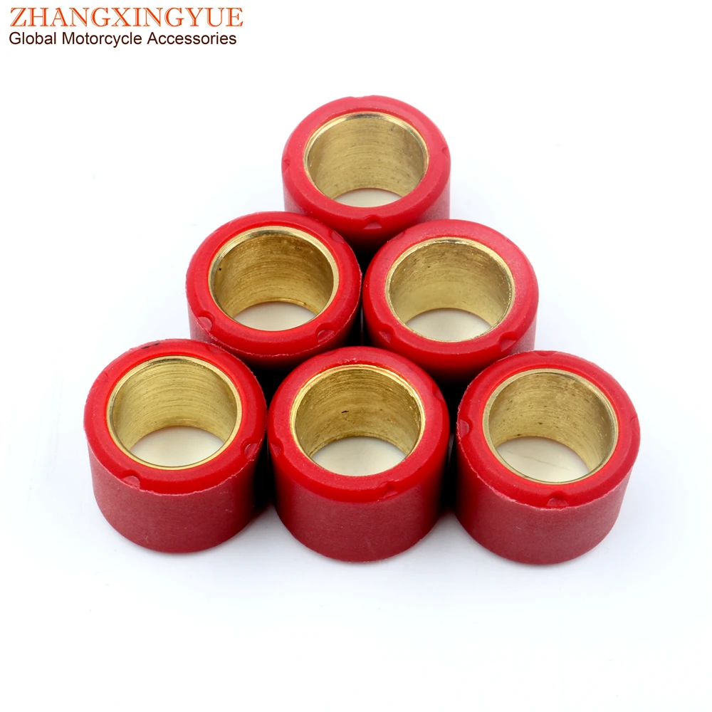 Jeu De Rouleaux Variateur 16x13mm Pour Scooter Peugeot 50cc - Buxy, Elystar, Jetforce, Looxor, Ludix 2 - Poids : 4g à 7g (modèle 6.5g)