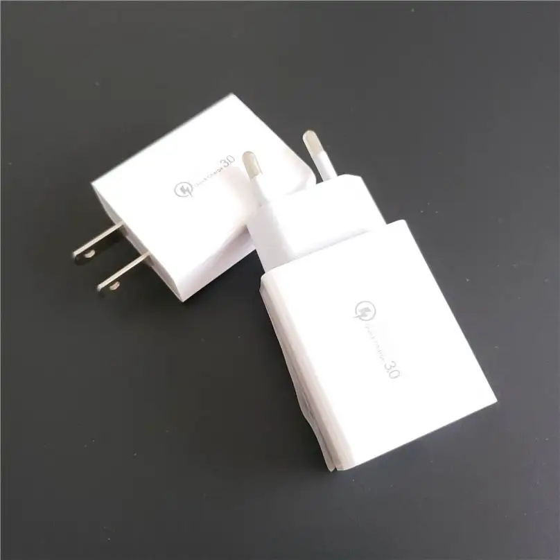 Быстрое зарядное устройство QC3.0 QC2.0 USB зарядное устройство адаптер 18 Вт портативное настенное зарядное устройство EU US Разъем для SAMSUNG IPHONE HUAWEI