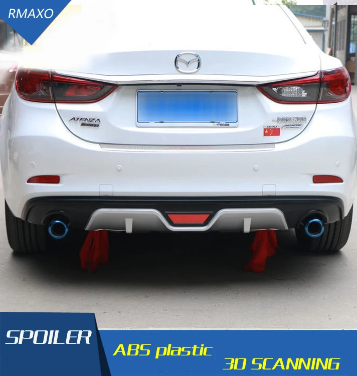 Задний спойлер для Mazda 6 ATENZA диффузор заднего бампера из АБС пластика задний