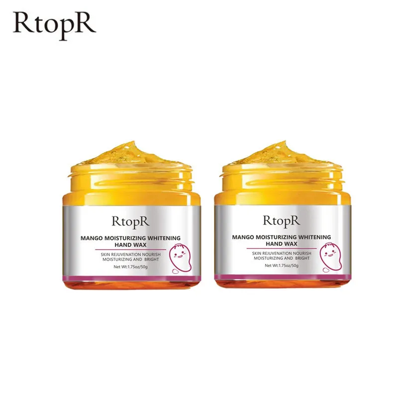 2 шт. увлажняющий отбеливающий воск для рук RtopR с манго омоложение кожи питает