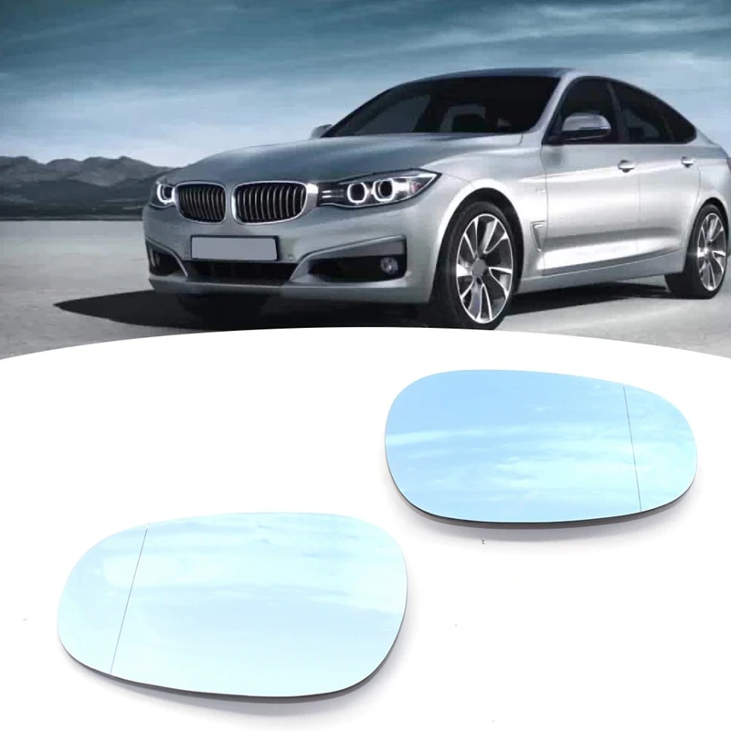 Боковое зеркало для Bmw E81 E88 E90 E91 E92 116I 2009 2012 дверное с подогревом (синее