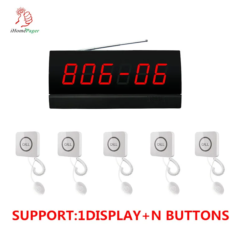 

433.92 High Quality Wireless Call Button System With Receiver Nurse Call Button for Sanitarium Beadhouse Hospital Call System