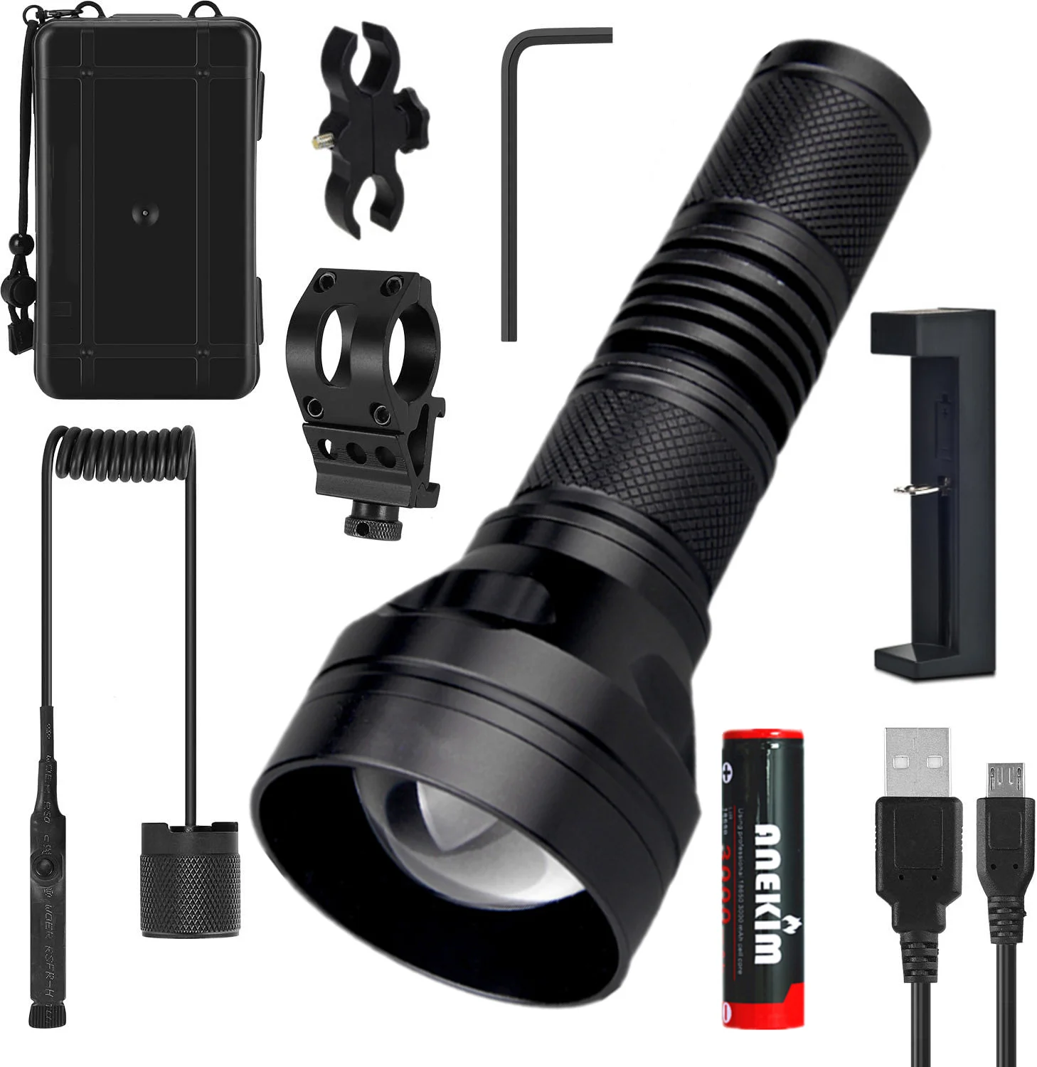 Anekim uc50 vcsel 850nm laser infravermelho ir iluminação lanterna 940nm tocha adequado para nv007 caça câmera de visão óptica