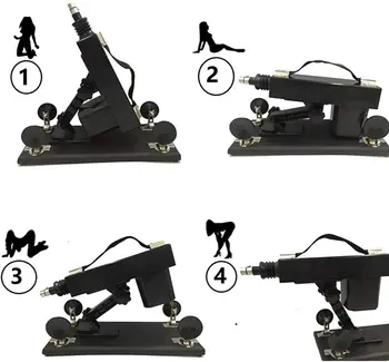 ROUGH BEAST Sex Machine for Women With Suction Cup Dildo Attachment Adult Sex Toys Automatic Vibrator Male Masturbation Machine 4