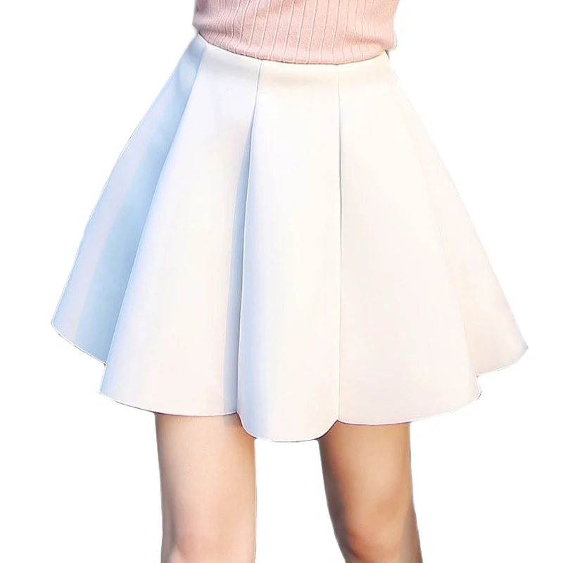 

Women High Waist Pleated Skirt y2k Summer Autumn Casual Cute A-line Solid Skirts School Mini Skirts for Girls Size XS-5XL