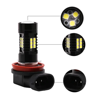 

1Pcs Car Fog Led Bulb Canbus H8 H11 HB4 9006 HB3 9005 No Error Auto Fog Light DRL Daytime Running Super Bright Car Lamp White