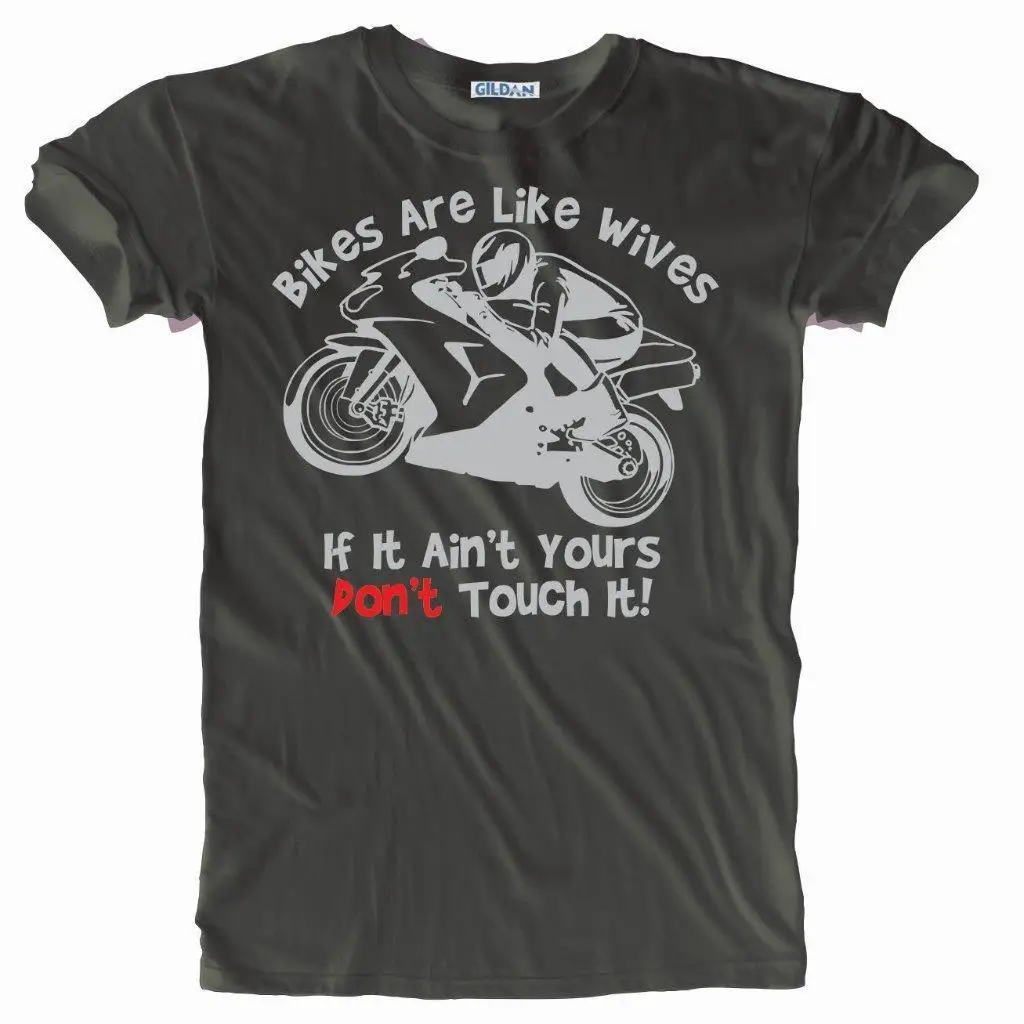 2019 New Men'S Unisex Humorous Funny Bikes Are Like Wives' Premium T-Shirt Sizes S To 5XL Tee Shirt |