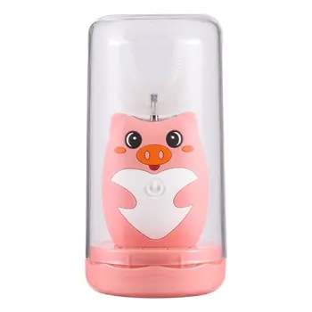 

Electric Toothbrush U-shaped Children Cartoon Rechargeable Automatic Tooth Brushing Student Tooth Cleaner