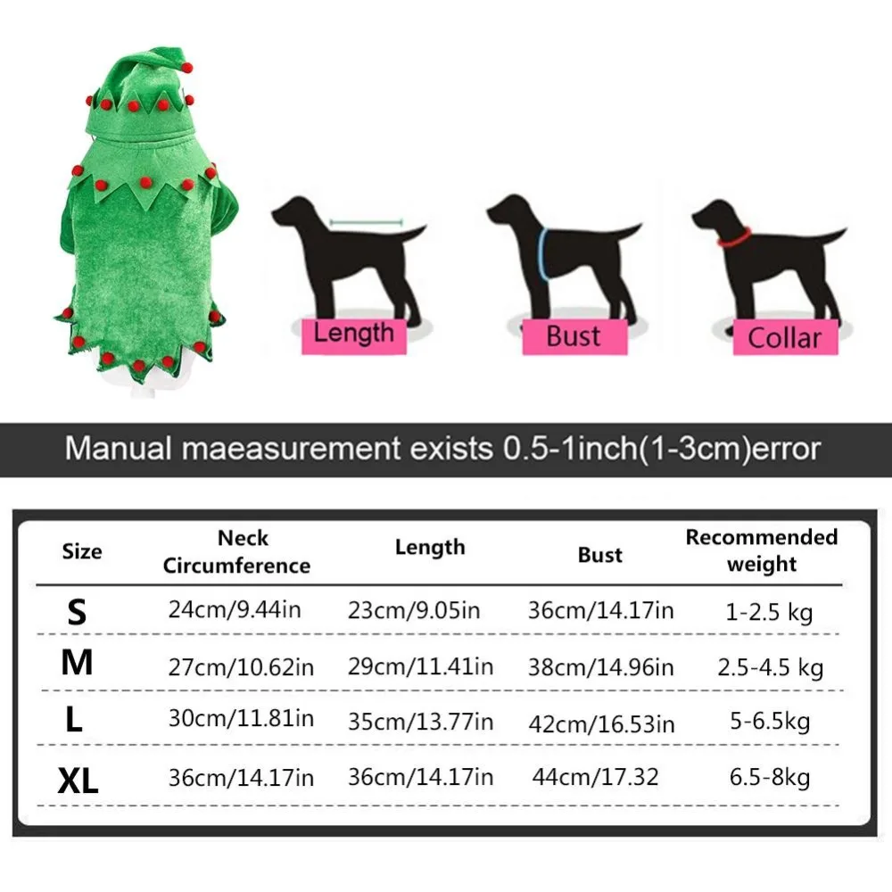Забавный Рождественский костюм эльфа для домашних животных, забавная Одежда для собак, одежда для ролевых игр, Рождественская Одежда для животных