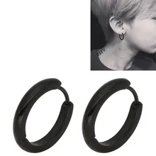 Женские серьги, модные ювелирные изделия, аксессуары из нержавеющей стали, ювелирные изделия для женщин, высокое качество, маленькие черные круглые серьги-гвоздики