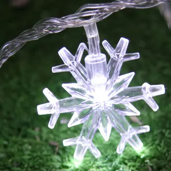 

LED Snowflake Shape Light String Fairy Lights Christmas Decoration 120CM