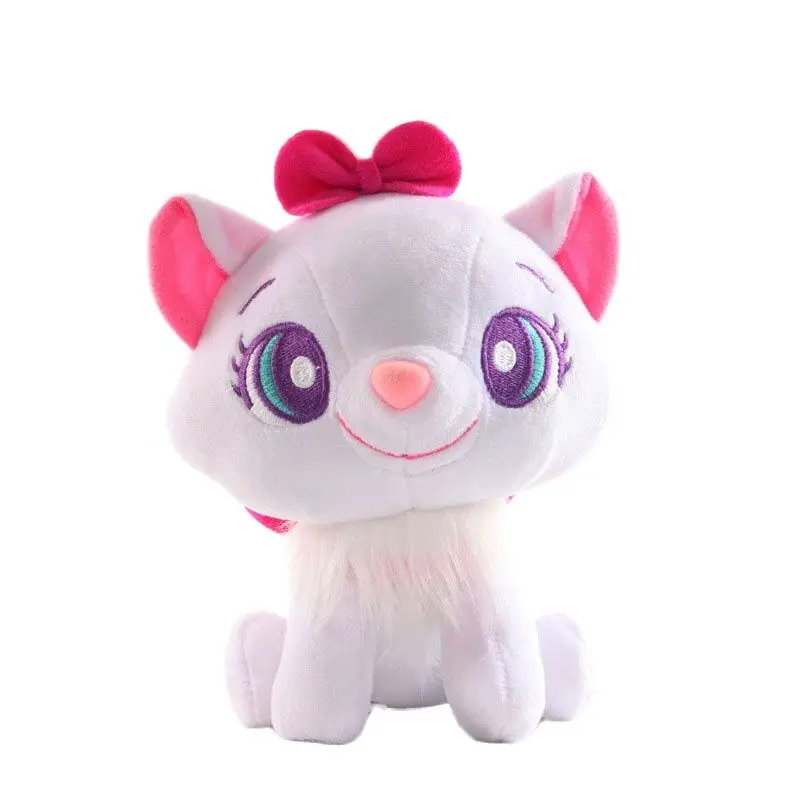 Wholesale 10pcs/lot  20cm cartoon Animal cat plush toys The Aristocats Marie Cat stuffed plush toy gifts for kids