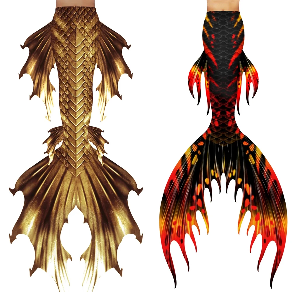 Купальный костюм русалки с моноластом плавательный для косплея взрослых женщин