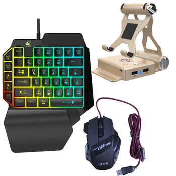

X1 Dock Accessories Keyboard Mouse Converter Foldable Gamepad Bluetooth 4.0 Plug And Play Mobile Gaming Controller For Android