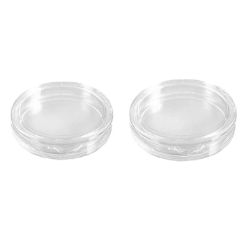 

Durable 100% Brand New 20 Pcs Small Round Transparent Plastic Coin Capsules Box 10 Pcs 26Mm And 10 Pcs Mini Portable For Travel
