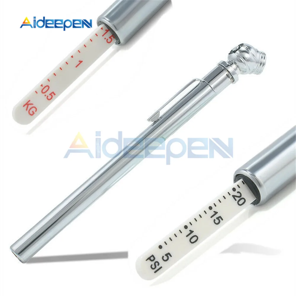 Air Pressure Test Meter Pen Shape Emergency Use Portable 550 Psi