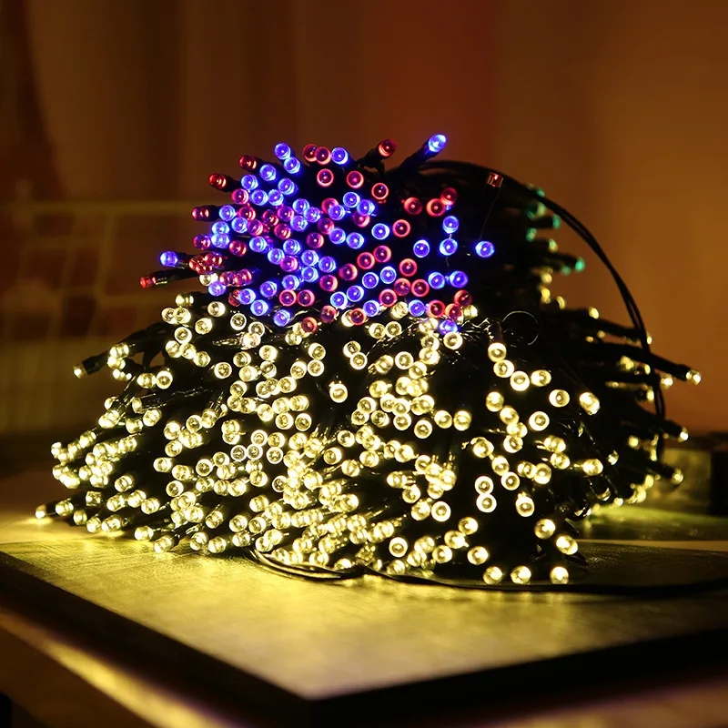 

Led Remote Control Solar Lantern String Outdoor Waterproof Garden Full Of Stars Christmas Decorative Lights Smart Garland