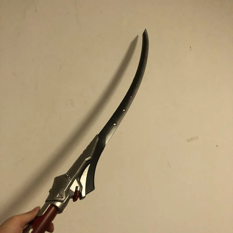 

Overwatch OW Genji evil spirits games Cosplay PU Sword knife blade weapon japanese katana Cosplay Props shipping free