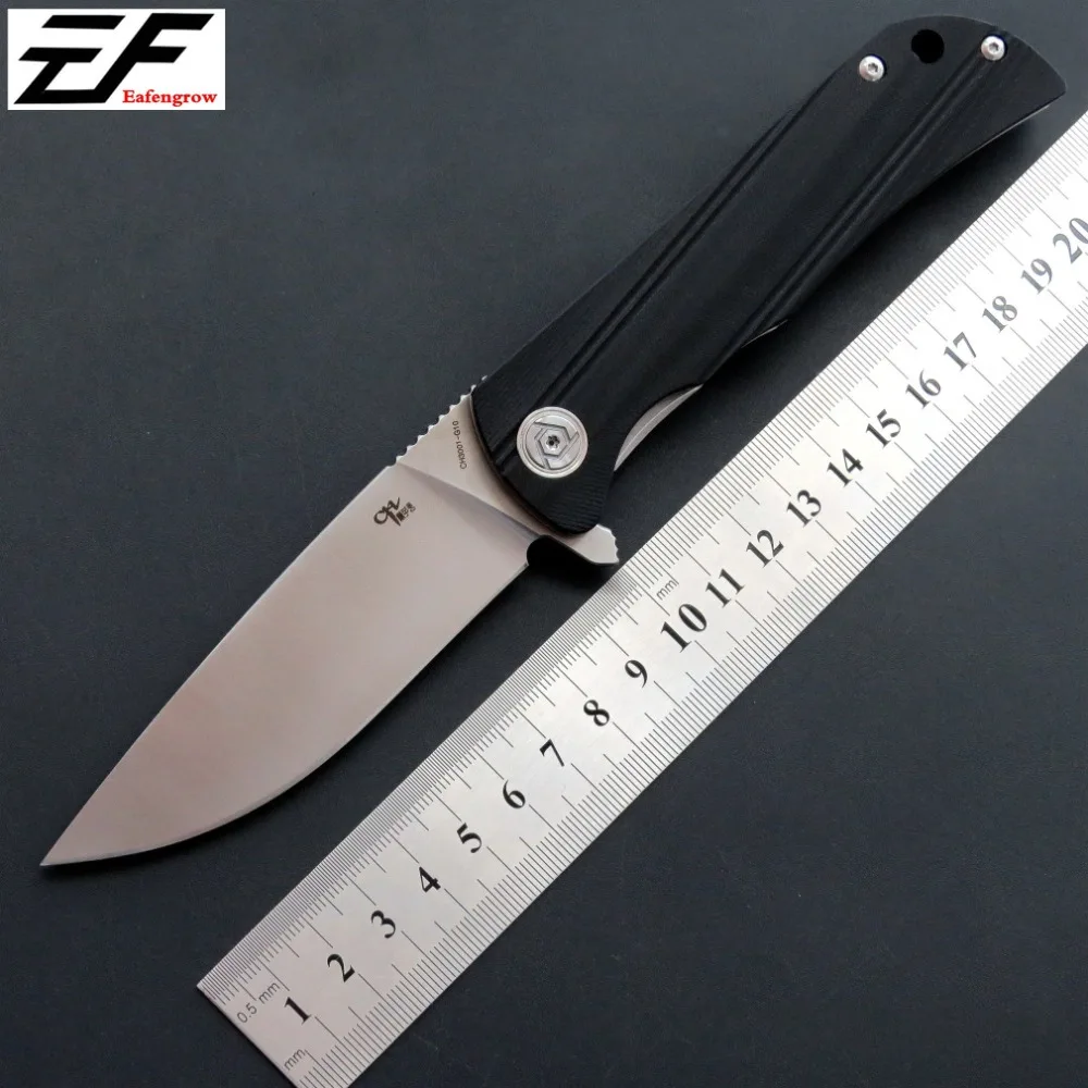 

Eafengrow CH3001 Folding Camping Hunting Knife D2 Steel Blade G10 Handle Knife EDC Outdoor Tool Hand Tool knives