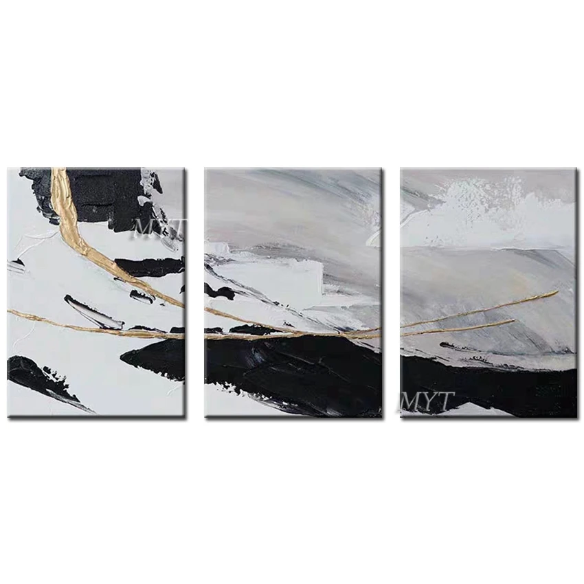 

Beautiful Snow Mountain Scenery Abstract Oil Paintings On Canvas Modern Wedding Decor Wall Pictures 100% Handpainted No Framed
