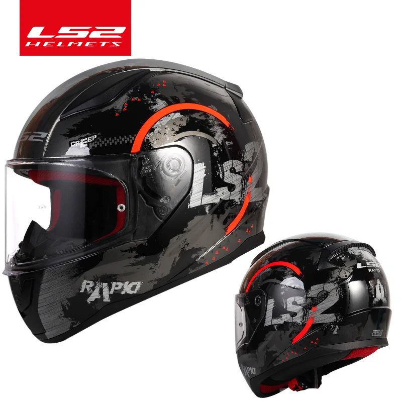 LS2 FF353 анфас мото rcycle шлем Высокое качество ABS Мото шлем LS2 Быстрый уличные гонки шлемы одобрено ECE - Цвет: 8