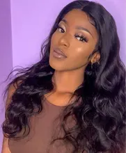 La onda del cuerpo de la peluca de encaje Frontal pelucas T parte Remy brasileño 28 30 32 pulgadas largo ondulado cuerpo onda de encaje frente pelucas de cabello humano