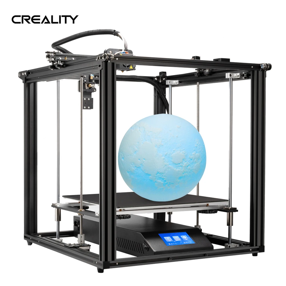 3D принтер Creality Ender 5 Plus 350*350*400 мм с сенсорным экраном 4 3 дюйма съемная пластина из