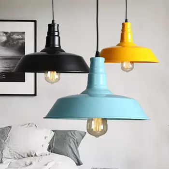 

Iron Retro Restaurant Shop Nordic Art Deco Bar Industrial Loft Iron Vintage Pendant Light
