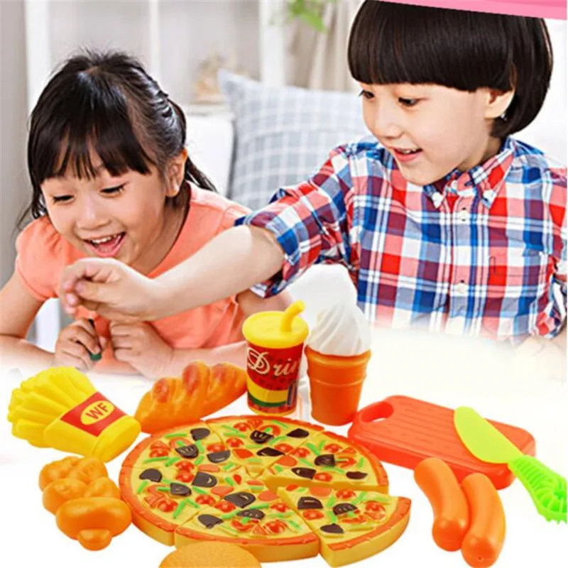 15 шт. новые сумки для готовки гамбургеров счастливая кухня Cookin Дети DIY игрушка ручной работы игрушечный миксер игрушки детская палатка кухонный набор игрушек