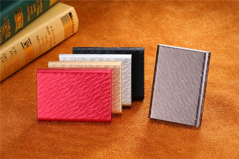 BISI GORO New Wallet for Men and Women Metal Plastic Card Holder Travel Wallet Passport Holder Document Organizer Wholesale
