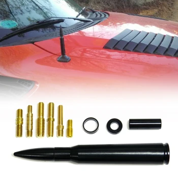 

High Quality For FORD F150 RAPTOR 50 CAL For Caliber Bullet Anti Theft Copper Coil Antenna Kit Car Accessories