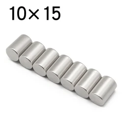 2/5/10/20 Pcs 10x15 Round NdFeB Neodymium Magnet N35 Super Powerful Small imanes Permanent Magnetic Disc